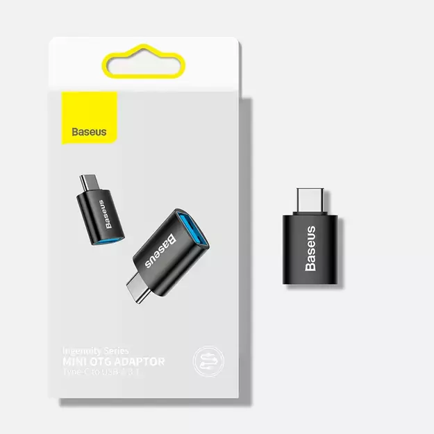 Baseus Ingenuity Series USB-C to USB-A 10Gb/s adapter - black 12