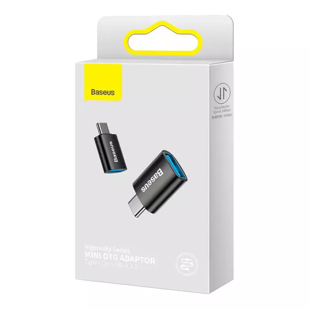 Baseus Ingenuity Series USB-C to USB-A 10Gb/s adapter - black 4