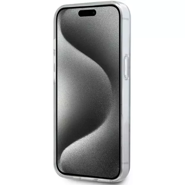 DKNY IML Mono &amp  Stripe MagSafe Case for iPhone 15/14/13 - Black 11