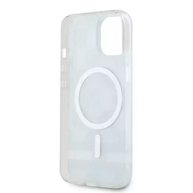 DKNY IML Checkered Mono Pattern &amp  Printed Stripes MagSafe Case for iPhone 15/14/13 - Black 13