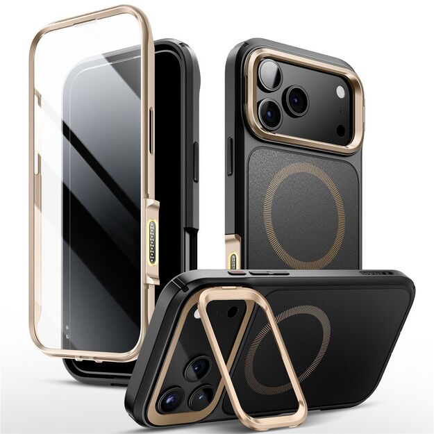 Supcase IBLSN Ares Flip Mag MagSafe Case for iPhone 17 Pro Max - Gold 1
