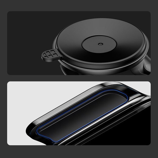 Baseus Automatic Electric Car Holder Qi Wireless Charger 15W Black (WXHW03-01) 16
