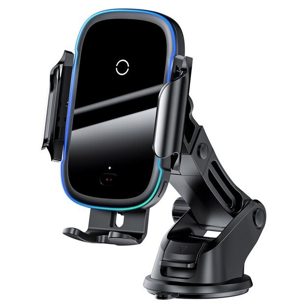 Baseus Automatic Electric Car Holder Qi Wireless Charger 15W Black (WXHW03-01) 2