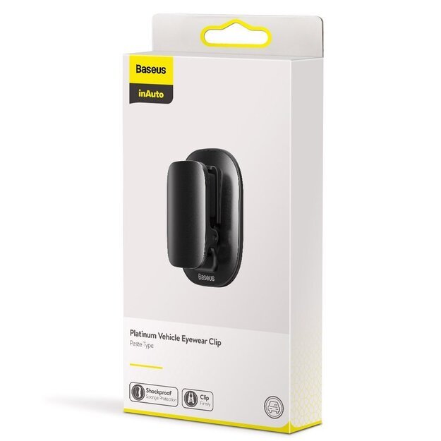 Baseus self-adhesive car holder clip for glasses black (ACYJN-A01) 8