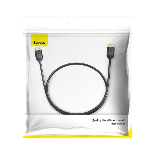 Baseus cable HDMI 2.0 cable 4K 60 Hz 3D HDR 18 Gbps 1 m black (CAKGQ-A01) 19