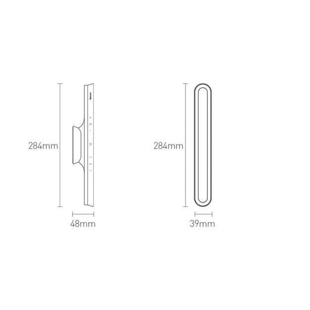 Baseus magnetic LED bedside lamp lamp for home kitchen room white (DGXC-02) 15