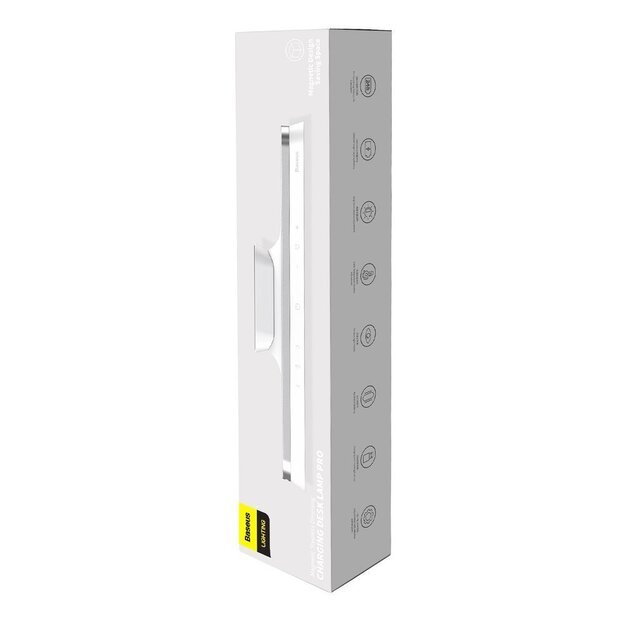 Baseus magnetic LED bedside lamp lamp for home kitchen room white (DGXC-02) 16
