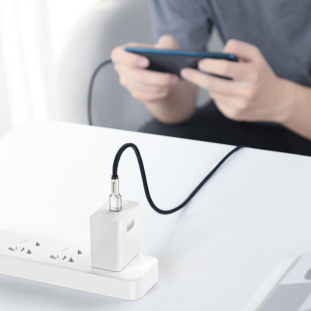 Baseus Cafule Series Metal Data USB-C / USB-C PD QC SCP 100W 5A 1 m cable - black 10