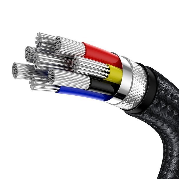 Baseus Cafule Series Metal Data USB-C / USB-C PD QC SCP 100W 5A 1 m cable - black 3