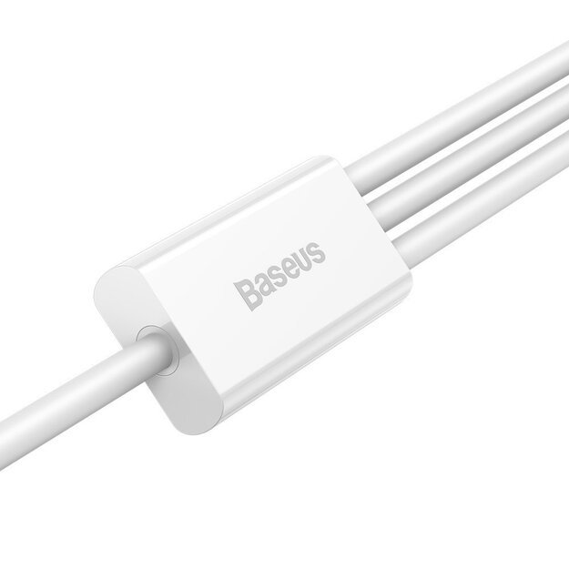 Baseus Superior 3in1 USB Cable - Lightning / USB Type C / Micro USB 3.5 A 1.5 m White (CAMLTYS-02) 11