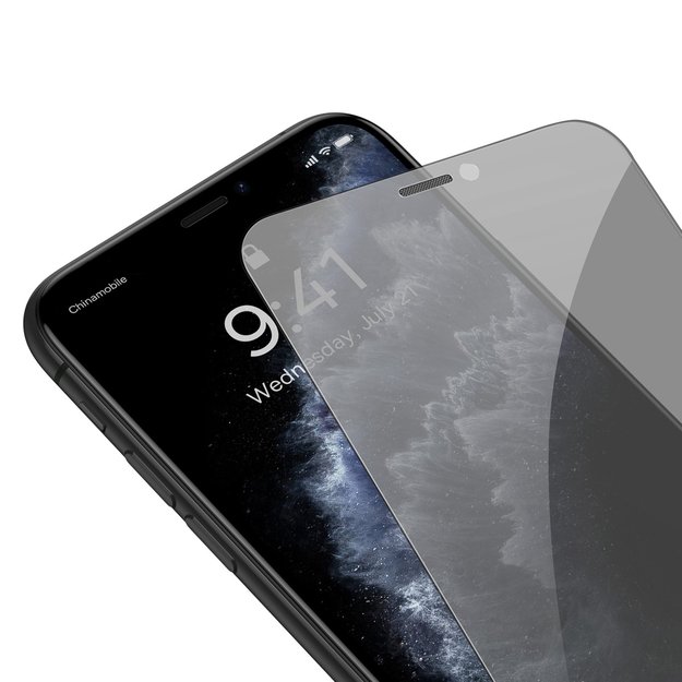 Baseus Privacy Anti Spy tempered glass for iPhone 11 Pro Max / iPhone XS Max with positioner 8
