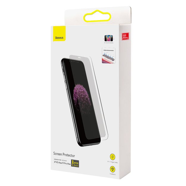 Baseus Privacy Anti Spy tempered glass for iPhone 11 Pro Max / iPhone XS Max with positioner 4