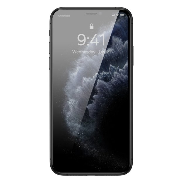 Baseus Privacy Anti Spy tempered glass for iPhone 11 Pro Max / iPhone XS Max with positioner 2