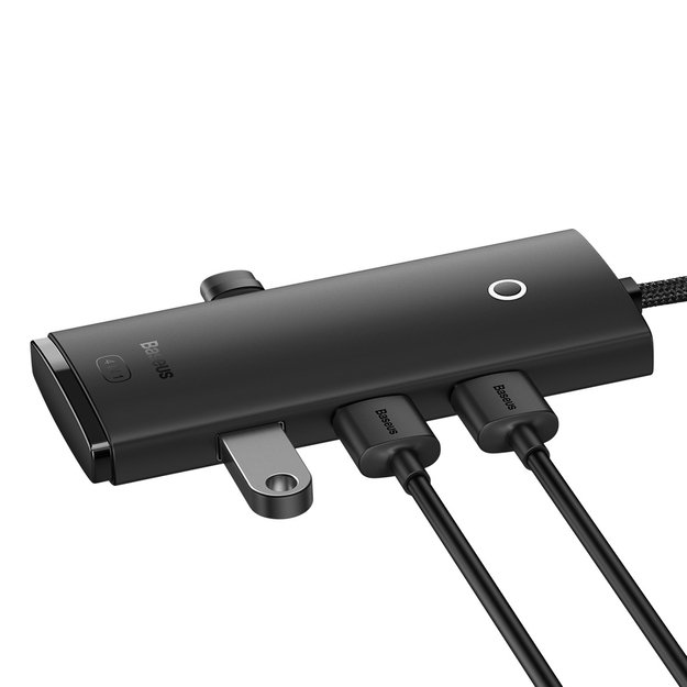 Baseus Lite Series HUB 4-Port (USB-A to 4xUSB-A 3.0) 0.25m black (WKQX030001) 7