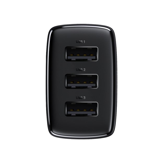 Baseus Compact charger 3x USB 17W black (CCXJ020101) 2