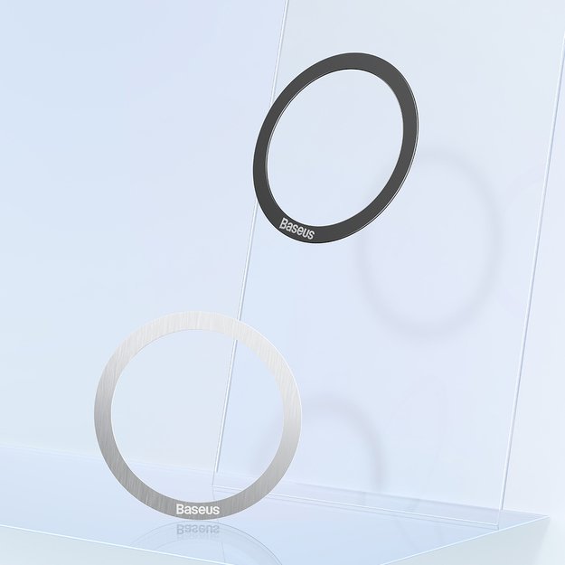 Baseus Halo Series magnetic ring (2 pcs/package) silver (PCCH000012) 11