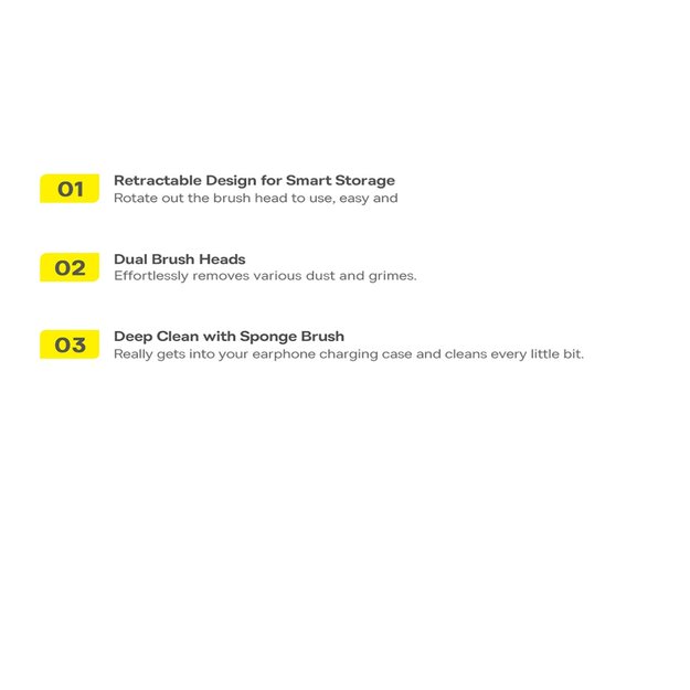 Baseus headphone cleaning brush white (NGBS000002) 20