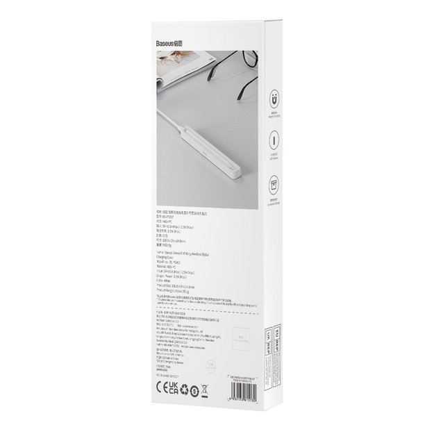 Wireless charger for Apple Pencil 2 / Baseus stylus - white 4