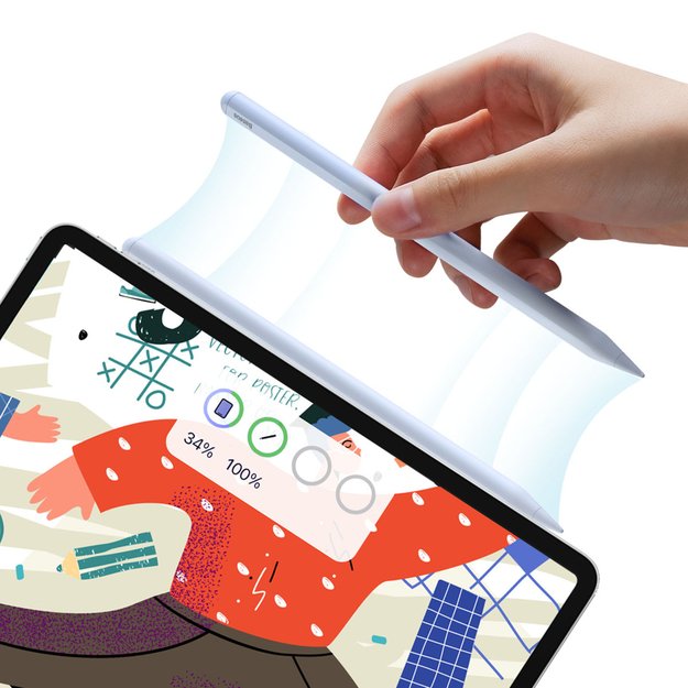 Active stylus for iPad Baseus Smooth Writing 2 SXBC060103 - blue 1