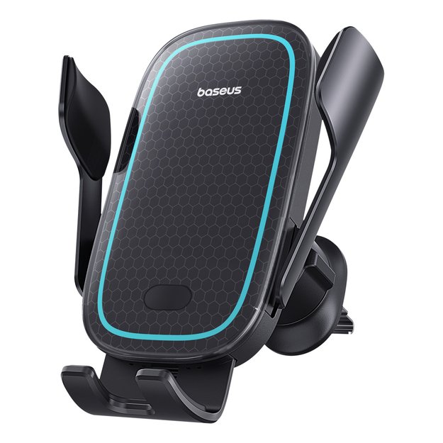 Baseus Milky Way Pro Series BS-CM023 car holder for air vent with 15W inductive charger - black 3