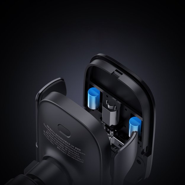Baseus Milky Way Pro Series BS-CM023 car holder for air vent with 15W inductive charger - black 14