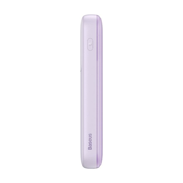 Baseus Comet Series powerbank with display 10000mAh 22.5W - purple + USB-A / USB-C cable 2