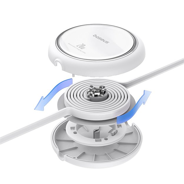Baseus Free2Pull Cable Retractable USB-C / Lightning 20W 1m - White 2