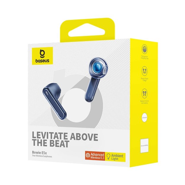 Baseus Bowie E5x TWS Wireless Headphones - Blue 11