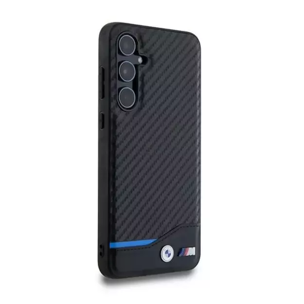 BMW Leather Carbon case for Samsung Galaxy A55 - black 3