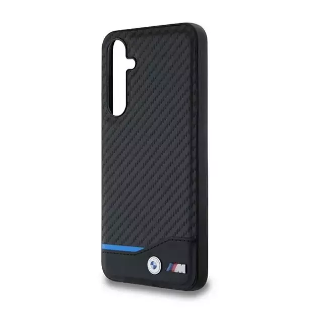 BMW Leather Carbon case for Samsung Galaxy A55 - black 5