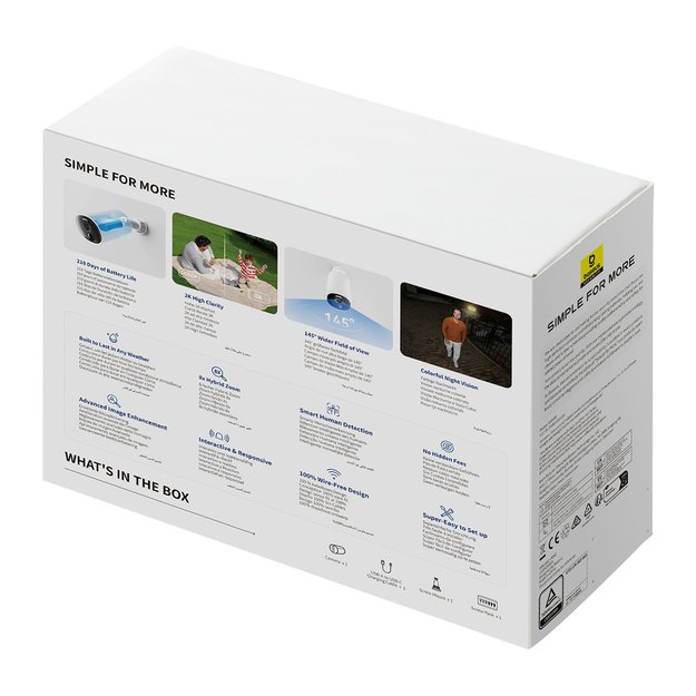 Baseus Security B1 2K Outdoor Camera – White 5