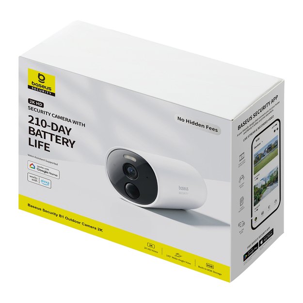 Baseus Security B1 2K Outdoor Camera – White 4