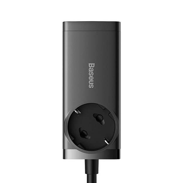 Baseus GaN3 Pro 65W EU Charging Station + 2 x USB-C + 2 x USB-A with Baseus Xiaobai USB-C 100W 1m Cable - Black 1