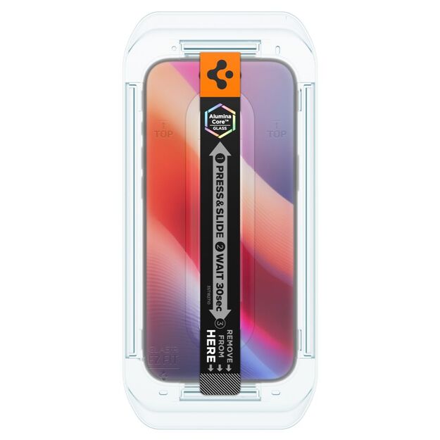 Szkło hartowane Spigen Glas.TR EZ Fit 2-pack na iPhone 17 Air - przezroczyste 4