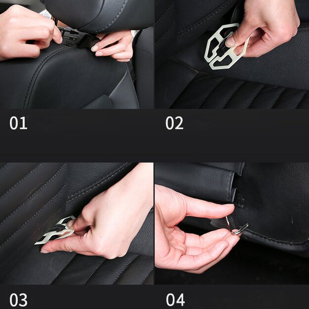 Car organizer for armchair seat beige 4