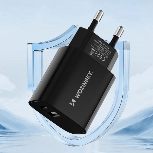 Wozinsky WGWCB USB-A USB-C 20W wall charger - black 11