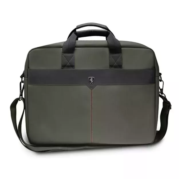 Ferrari Off Track Scuderia bag for a 16&quot  laptop - green