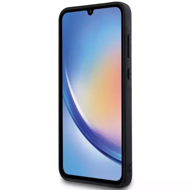 Karl Lagerfeld Fixed Glitter Ikonik Logo Metal Pin case for Samsung Galaxy A35 - black 11