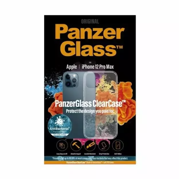 PanzerGlass ClearCase antibacterial case for iPhone 12 Pro Max - transparent 2
