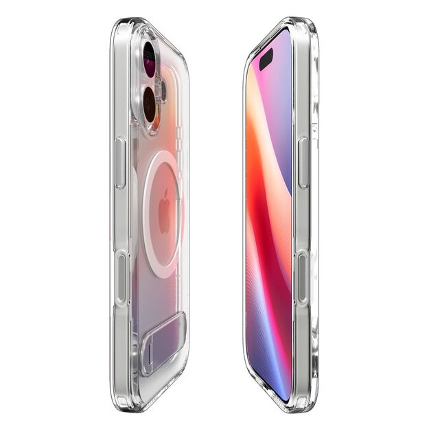 Spigen Ultra Hybrid &quot S&quot  MagSafe Case for iPhone 17 - Clear and White 4