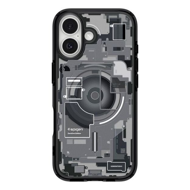 Spigen Ultra Hybrid MagSafe case for iPhone 17 Zero One - black 1