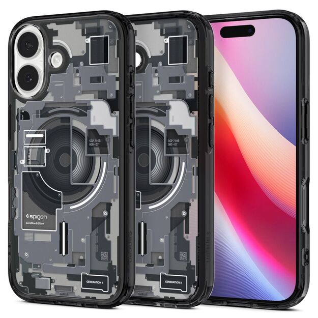 Spigen Ultra Hybrid MagSafe case for iPhone 17 Zero One - black
