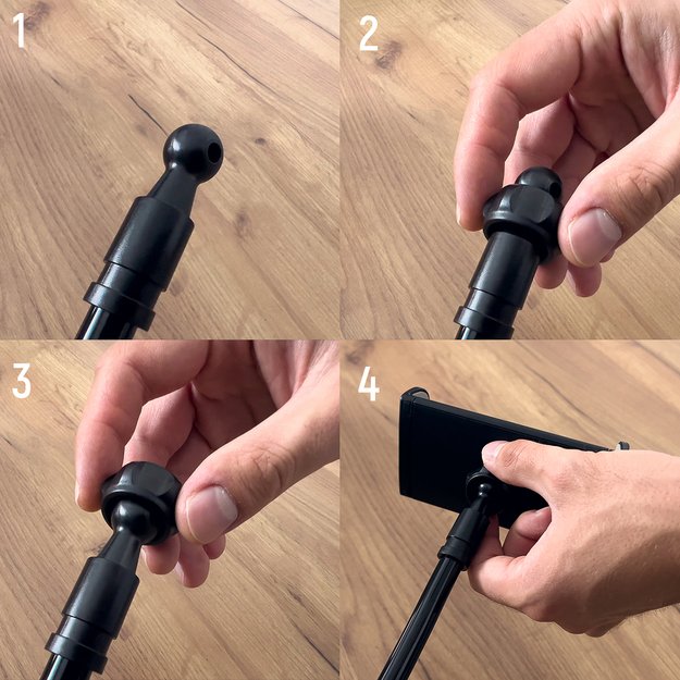 Wozinsky long flexible phone and tablet holder black (WTHBK5) 23
