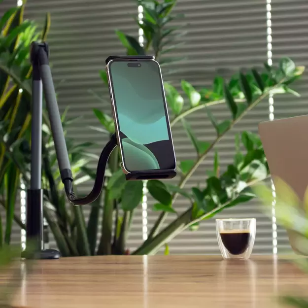 Wozinsky long flexible phone and tablet holder black (WTHBK5) 14