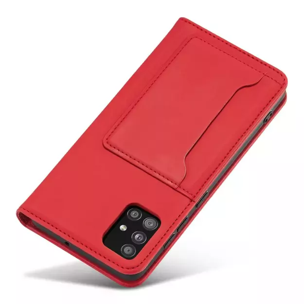 Magnet Card Case Case for Samsung Galaxy A13 5G Pouch Wallet Card Holder Red 6