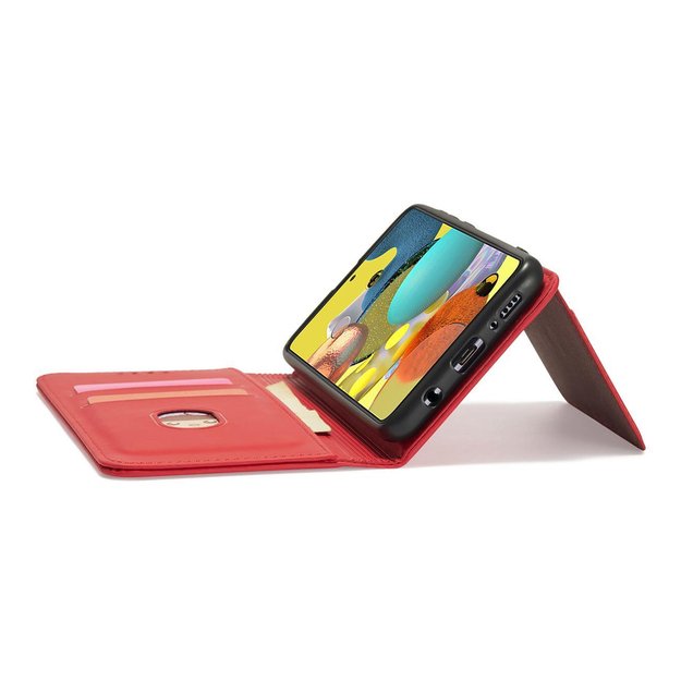 Magnet Card Case Case for Samsung Galaxy A13 5G Pouch Wallet Card Holder Red 22