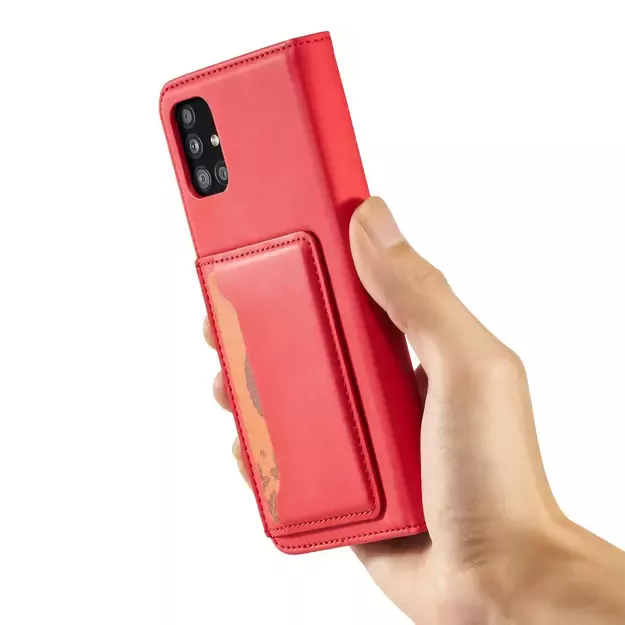 Magnet Card Case Case for Samsung Galaxy A13 5G Pouch Wallet Card Holder Red 13