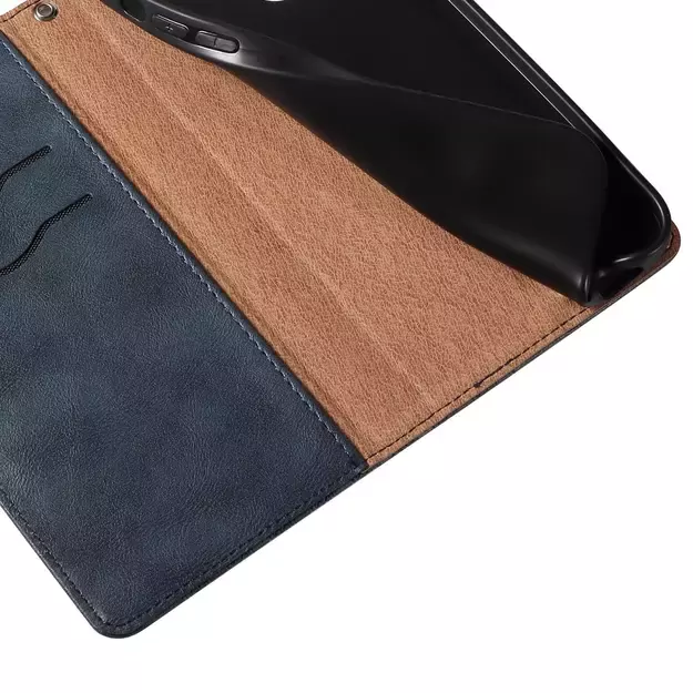Magnet Strap Case for iPhone 12 Pouch Wallet + Mini Lanyard Pendant Blue 23