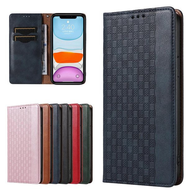 Magnet Strap Case for iPhone 12 Pouch Wallet + Mini Lanyard Pendant Blue 1