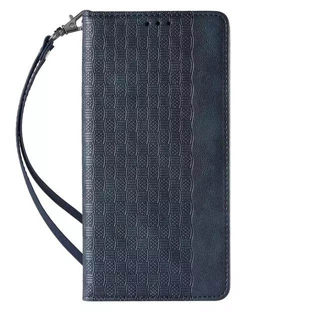 Magnet Strap Case for iPhone 13 Pro Max Pouch Wallet + Mini Lanyard Pendant Blue 3